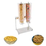 4 x 2 Ltr Double Jar Cereal dispenser for Commercial Uses